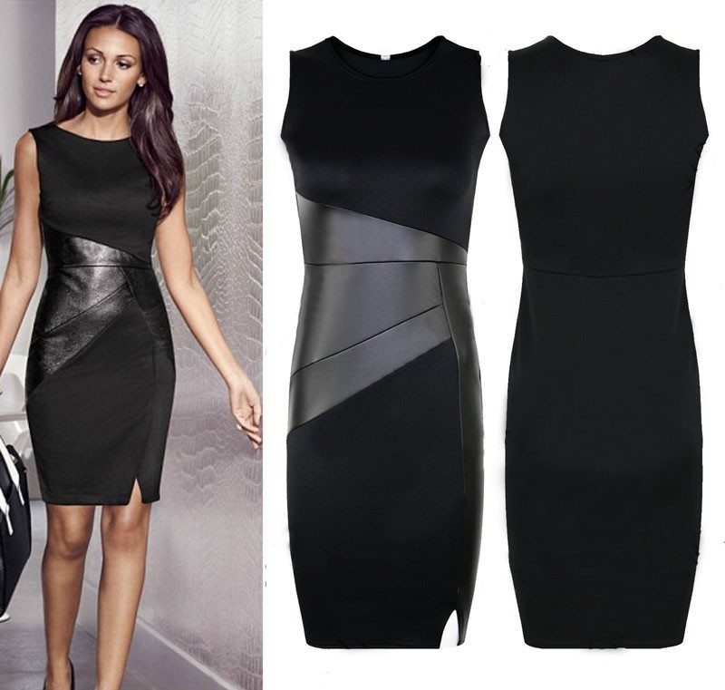 F2331   MICHELLE KEEGAN PANEL TEXTURED SHIFT DRESS